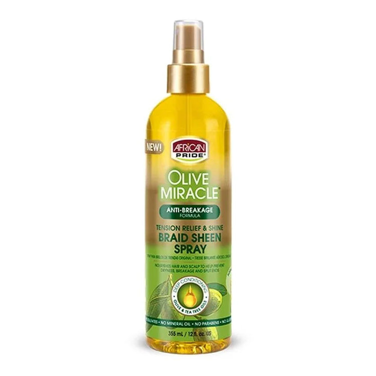 African Pride Braid Sheen - Olive Oil 12 oz. by AFRICAN PRIDE