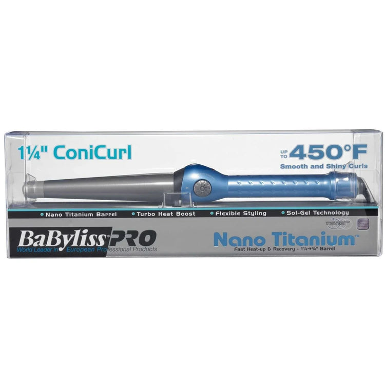 Babylisspro Nano Titanium Conicurl Iron by BABYLISS