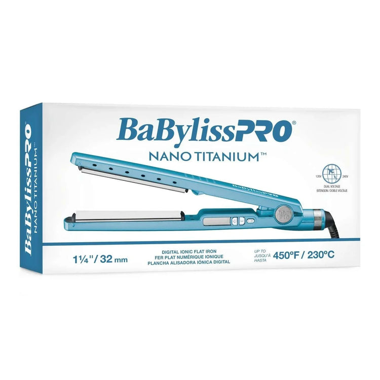Babylisspro Nano Titanium Ionic Straightener by BABYLISS