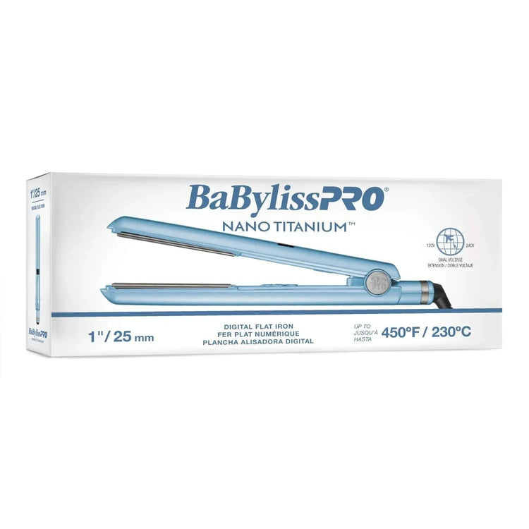 Babylisspro Nano Titanium Digital Straightener 1" by BABYLISS