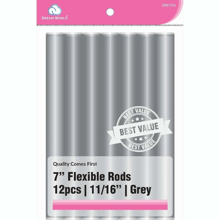 Brittny Rod Flex 7 V/P Grey 12Ct - 11/16 by BRITTNY