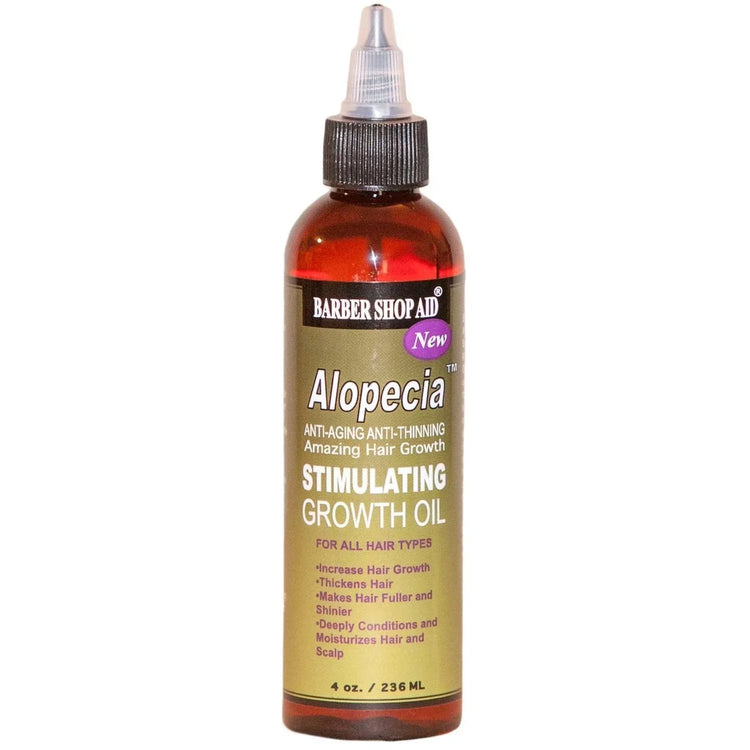 Barber Shop Aid Alopecia Stimulating Growth Oil 4Oz by Barber Shop Aid