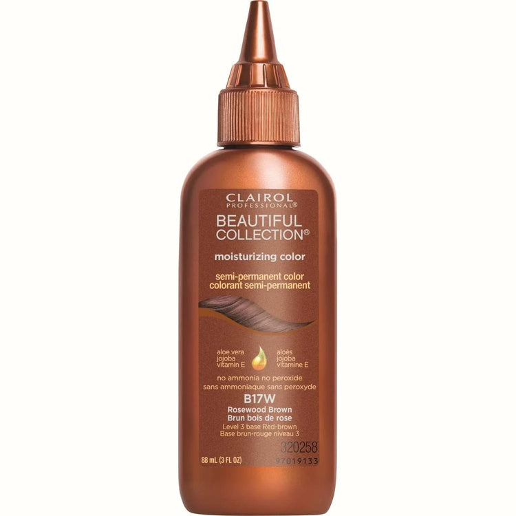 Clairol Beautiful Collection 017 Rosewood semi-permanent rosewood hair dye for vibrant, smooth hair.