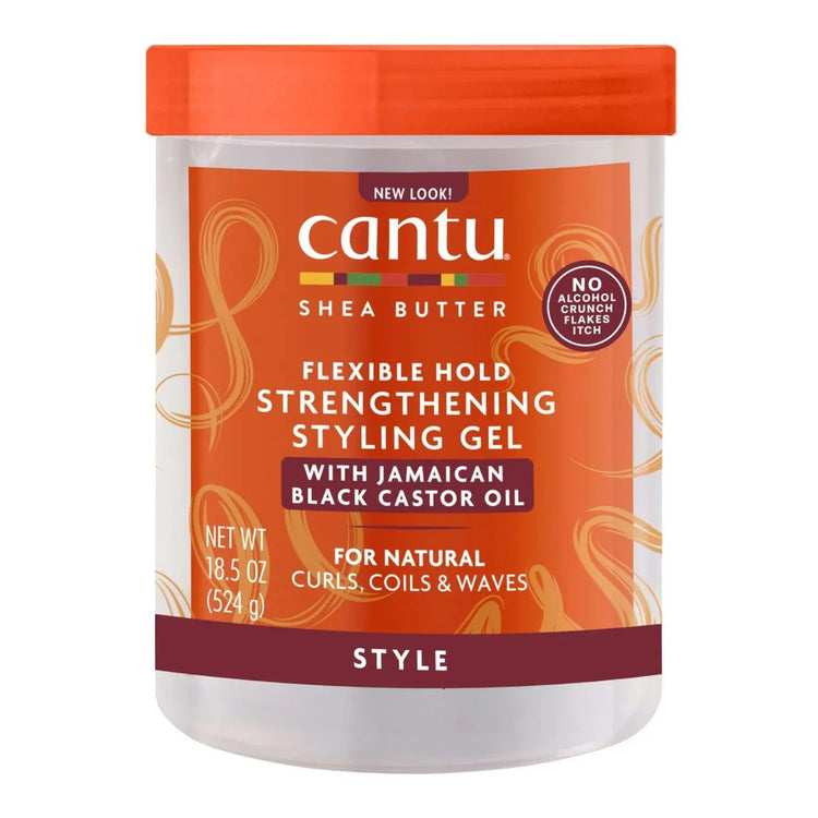 Cantu Shea Butter Maximum Hold Strengthening Styling Gel With Jamaican Black Castor Oil by CANTU