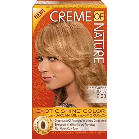 Creme Of Nature Exotic Gel Hair Color 09.23 Light Golden Blonde by CREME OF NATURE