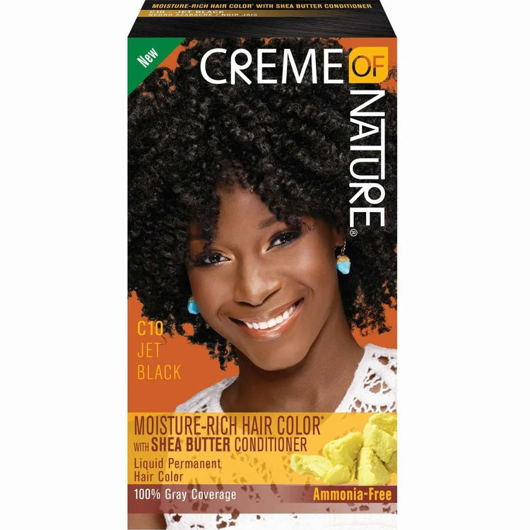 Creme Of Nature Liquid Hair Color 10 Jet Black by CREME OF NATURE