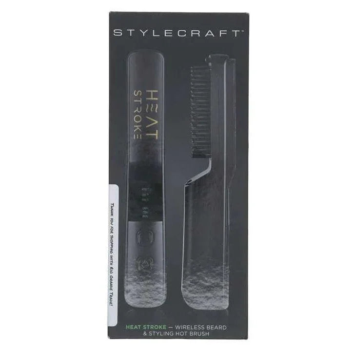Heat Stroke Corded Beard Styling Hot Brush by Stylecraft
