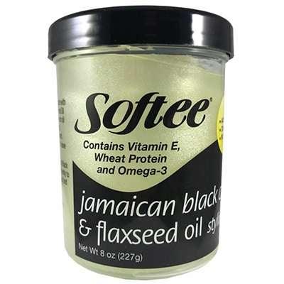 Softee Jamaican Black Castor And Flaxseed Oil Styling Gel by Softee