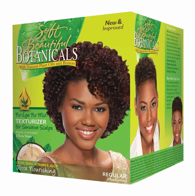 Soft & Beautiful Botanicals hair texturizer for enhancing natural curls and waves.
