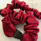 Cherry Red Buckle Scrunchie - No Snagging, No Tangles