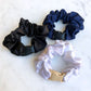 Power Trio - 3-Pack Neutral Buckle Scrunchies Bundle - No Snagging, No Tangles