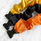 Trick or Treat Halloween Bundle - 3-Pack Fall Buckle Scrunchies - No Snagging, No Tangles