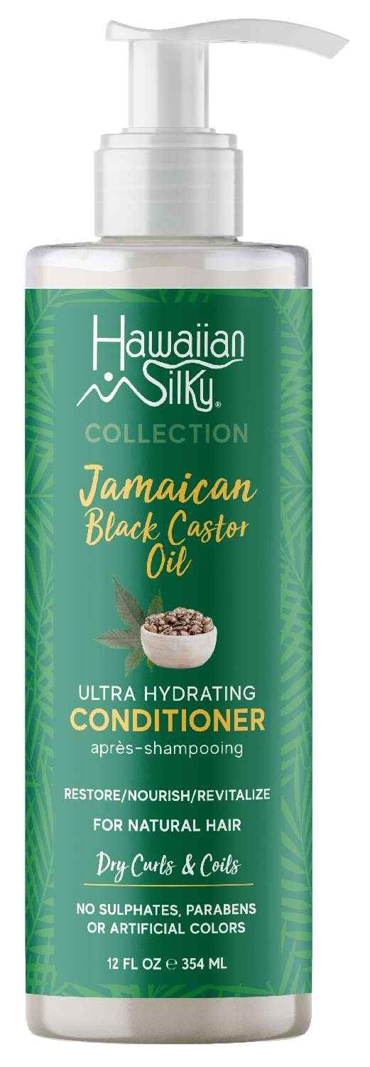 Ultra hydrating hair conditioner bottle with Jamaican black castor oil, 12 fl oz