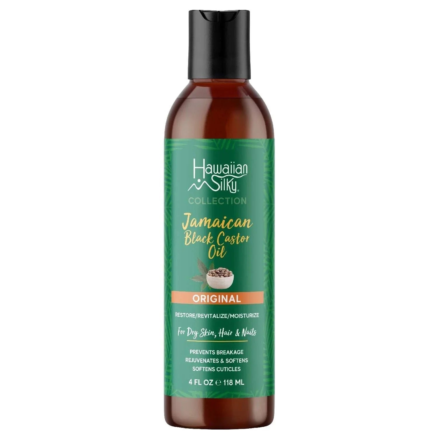 Hawaiian Silky Jamaican Black Castor Oil Original 4 Oz by Hawaiian Silky