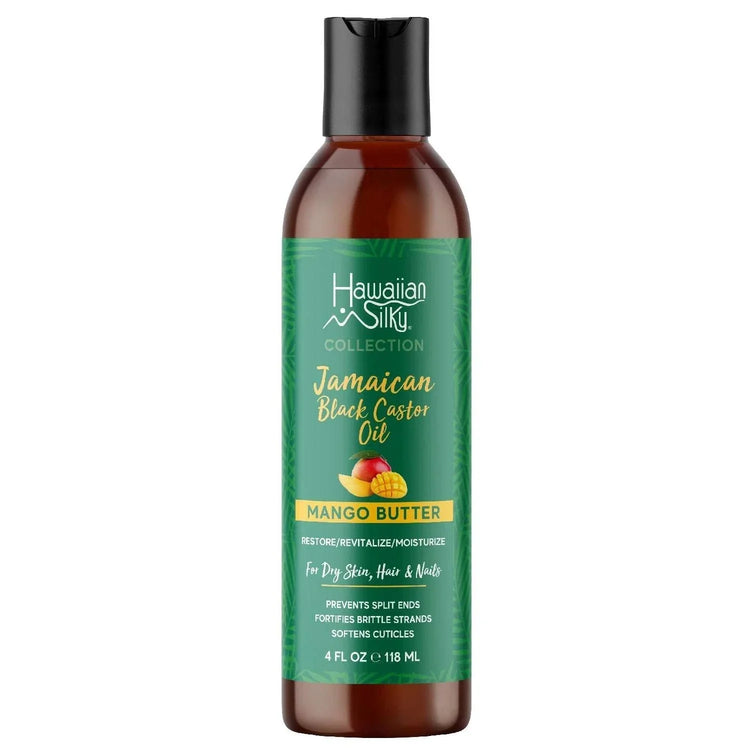 Hawaiian Silky Jamaican Black Castor Oil Mango Butter 4 Oz by Hawaiian Silky