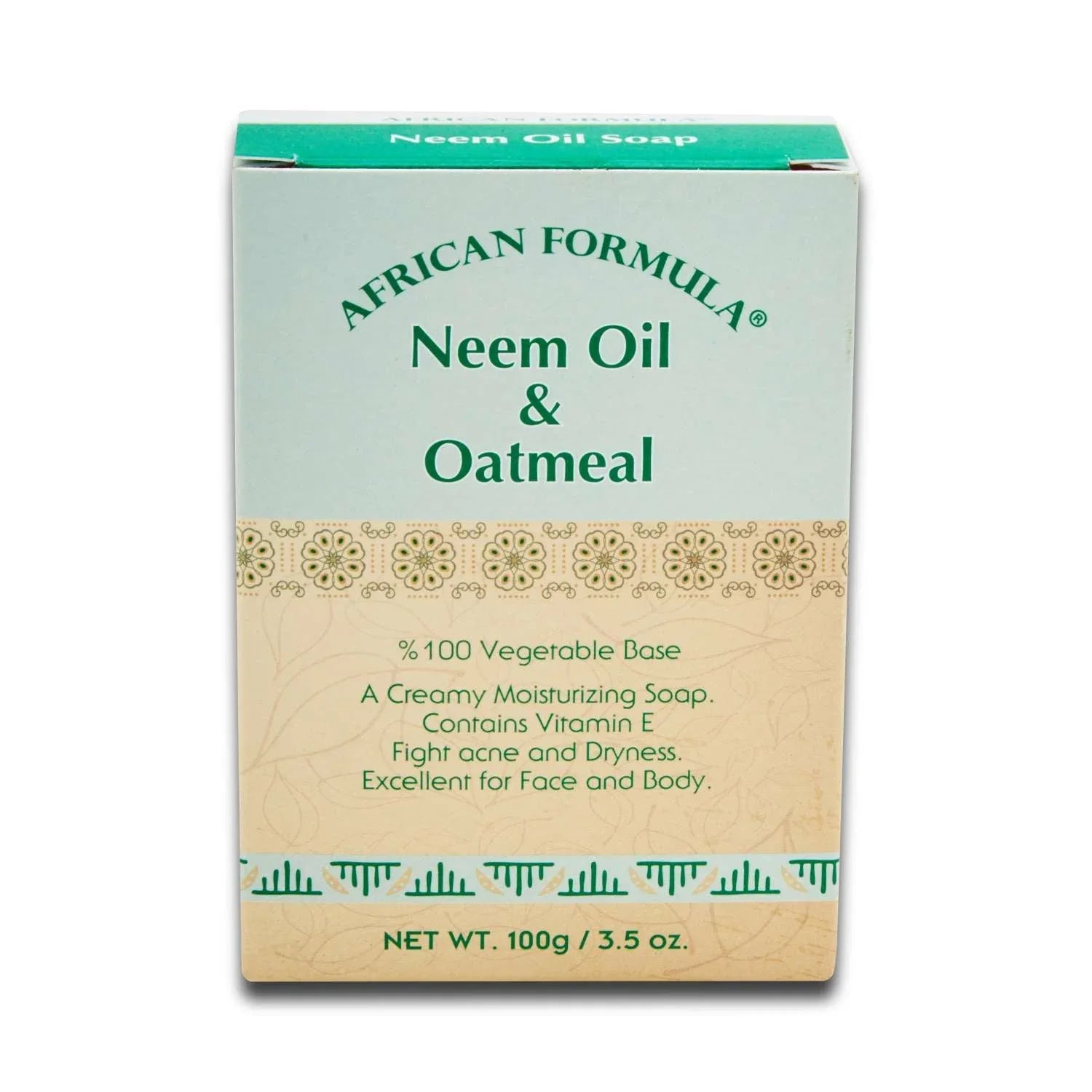 African Formula Neem Oil Oatmeal Soap 3.5 Oz by African Formula