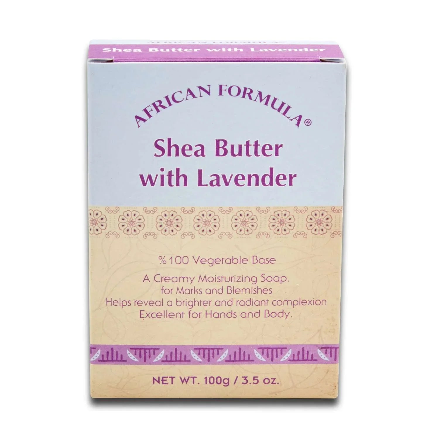 African Formula Shea Butter With Lavander Soap 3.5 Oz by African Formula