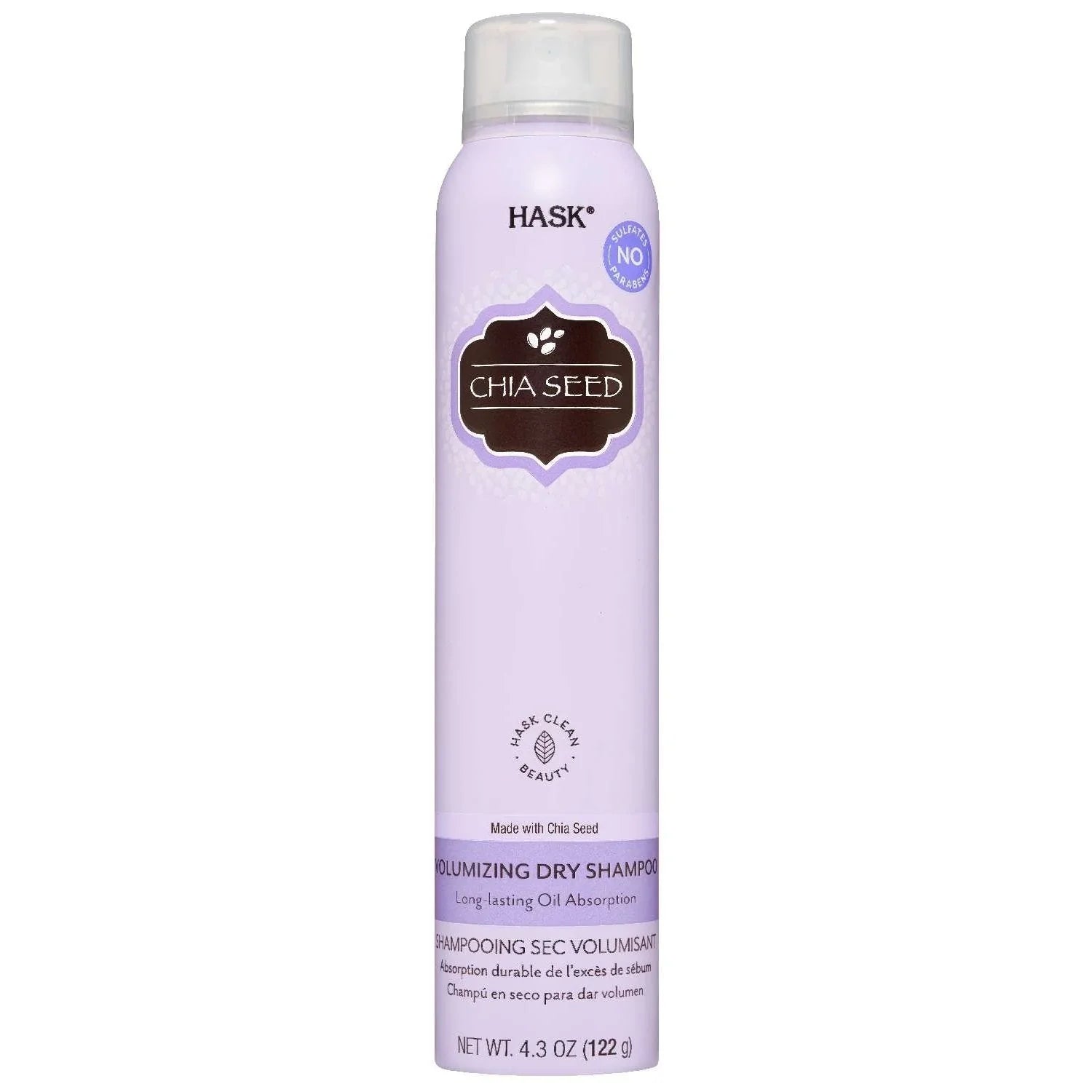 Hask Chia Seed Oil Dry Shampoo 4.3 Oz by Hask