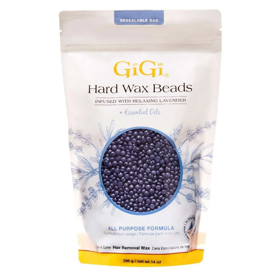 Gigi Hard Wax Beads Infused With Relaxing Lavender Essential Oils 14 Oz by GiGi
