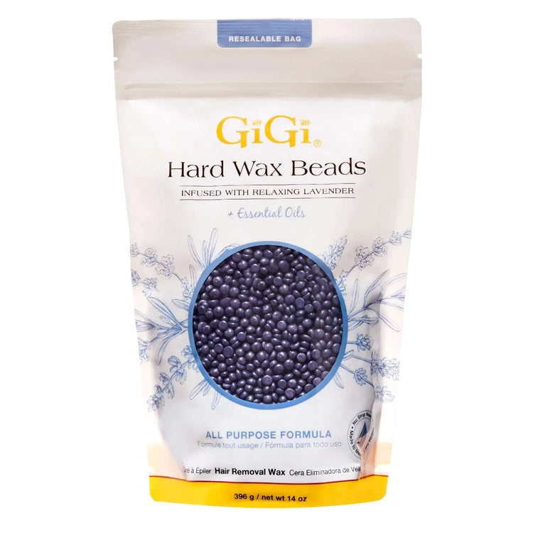 Gigi Hard Wax Beads Infused With Relaxing Lavender Essential Oils 14 Oz by GiGi