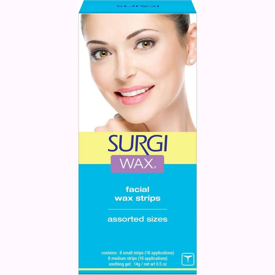 Surgi Facial Wax Strips Kit Assorted Sizes by Surgi