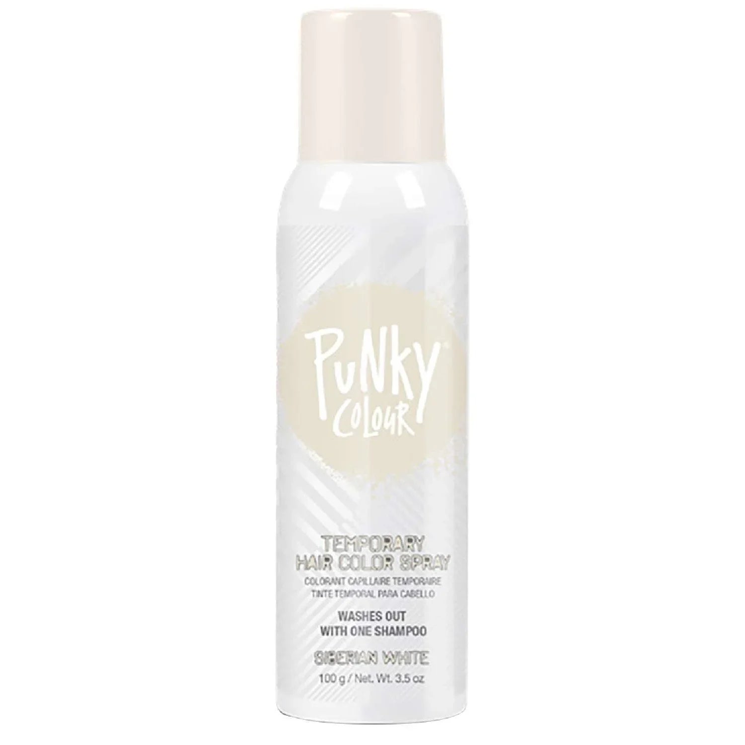 Punky Colour Temporary Color Highlight Spray Siberian White 3.5 Oz by Punky