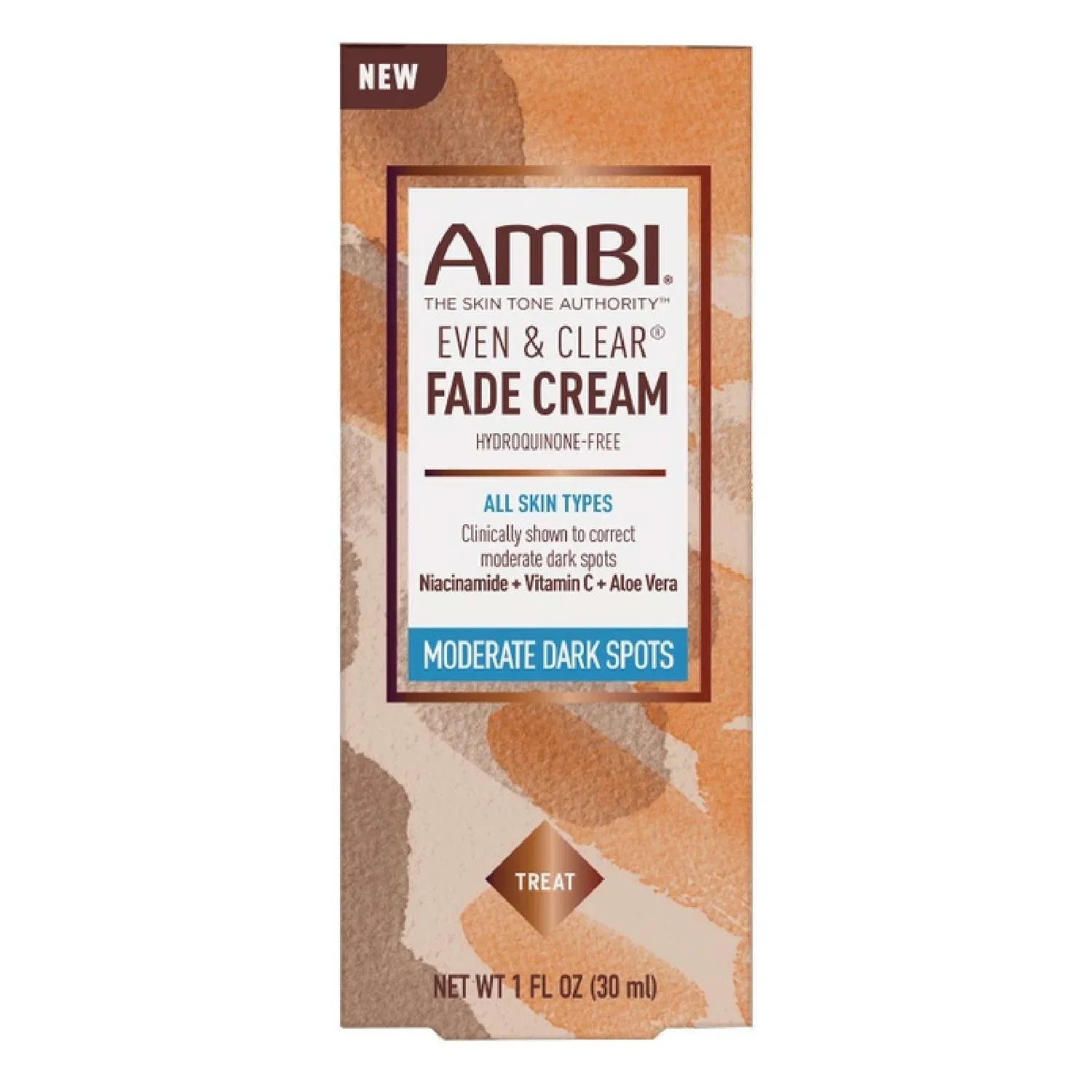 Ambi Even Clear Fade Cream Hydroquinone Free 1 Oz by Ambi