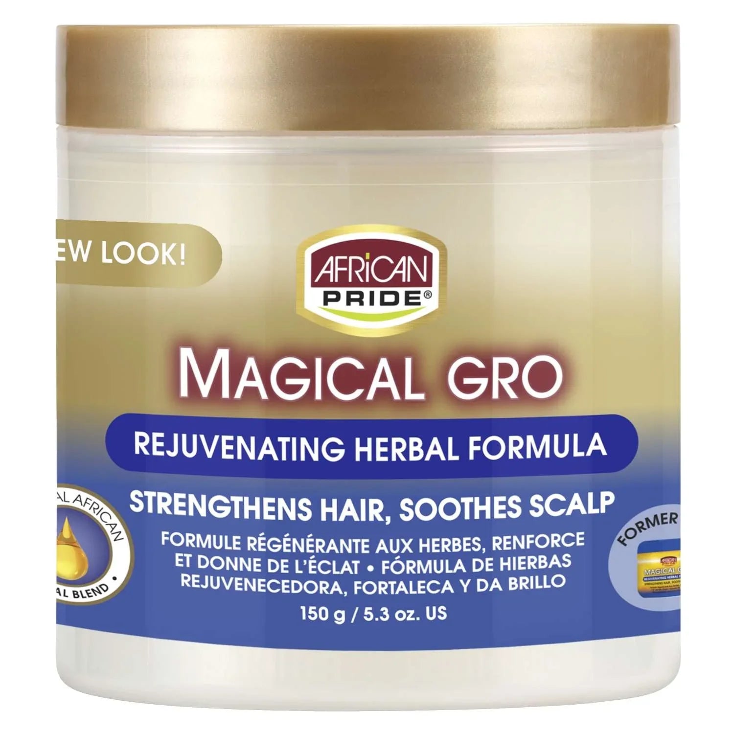 African Pride Magical Gro Rejuvenationg Herbal Formula 5.5 Oz by African Pride
