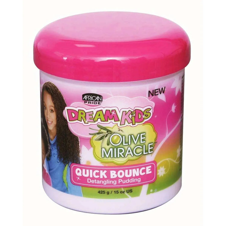 African Pride Dream Kids Olive Miracle Quick Bounce Pudding 15 Oz by African Pride