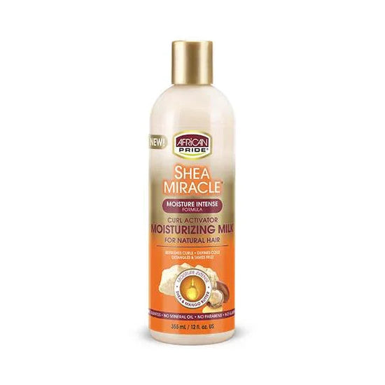 African Pride Shea Butter Miracle Silky Hair Moisturizer 12 Oz by African Pride