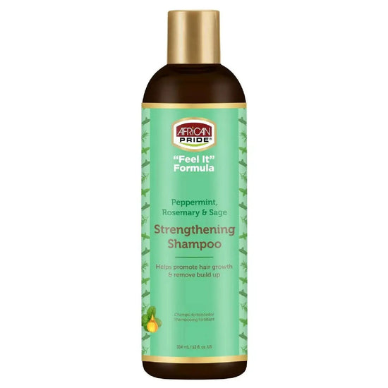 African Pride Peppermint Rosemary Strengthening Shampoo