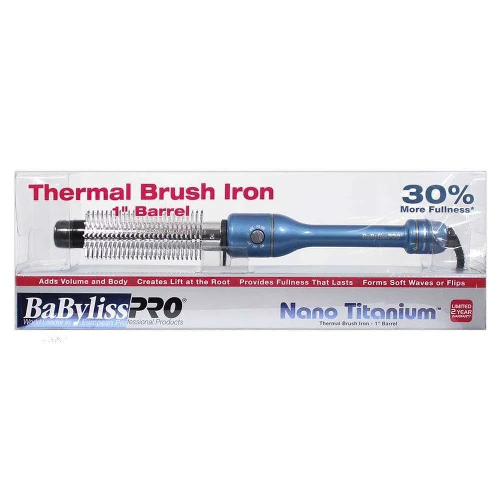 Babylisspro Nano Titanium Thermal Brush Iron by BaByliss