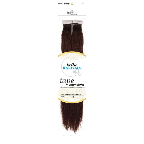 Human Hair Bella Karizma Tape Hair Extension 18 Inch 4 by Urban Beauty