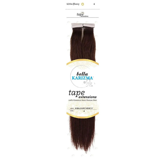 Bella Karizma Human Hair Tape Extensions 18 Inch Color 4
