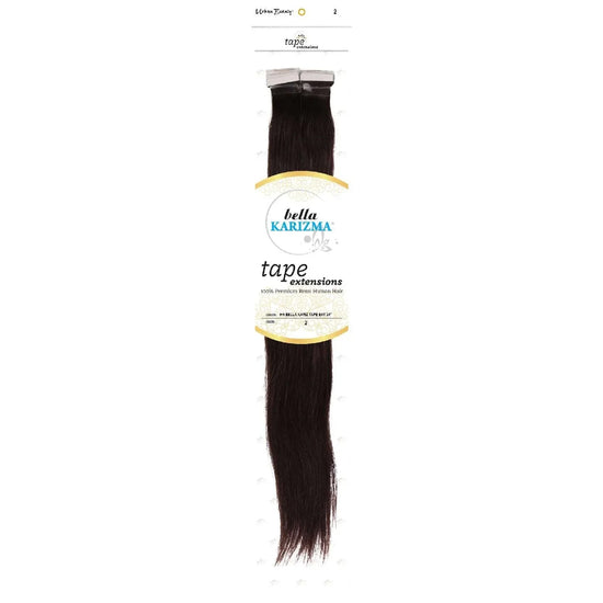 Human Hair Bella Karizma Tape Hair Extension 24 Inch 2 by Urban Beauty