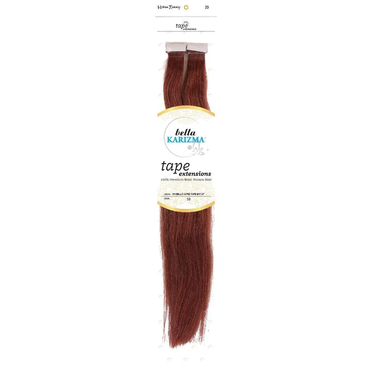 Human Hair Bella Karizma Tape Hair Extension 24 Inch 33 by Urban Beauty