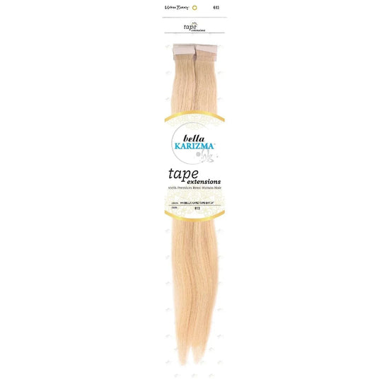 Human Hair Bella Karizma Tape Hair Extension 24 Inch 613 by Urban Beauty