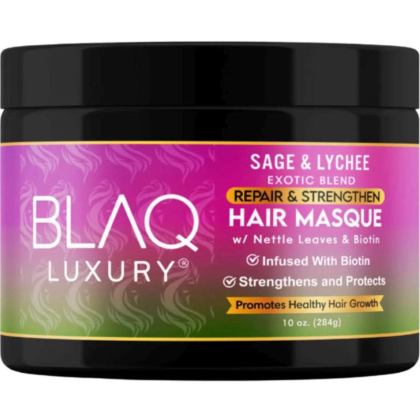 Blaq Luxury Sage And Lyche Hair Masque 10 Oz by BLAQ