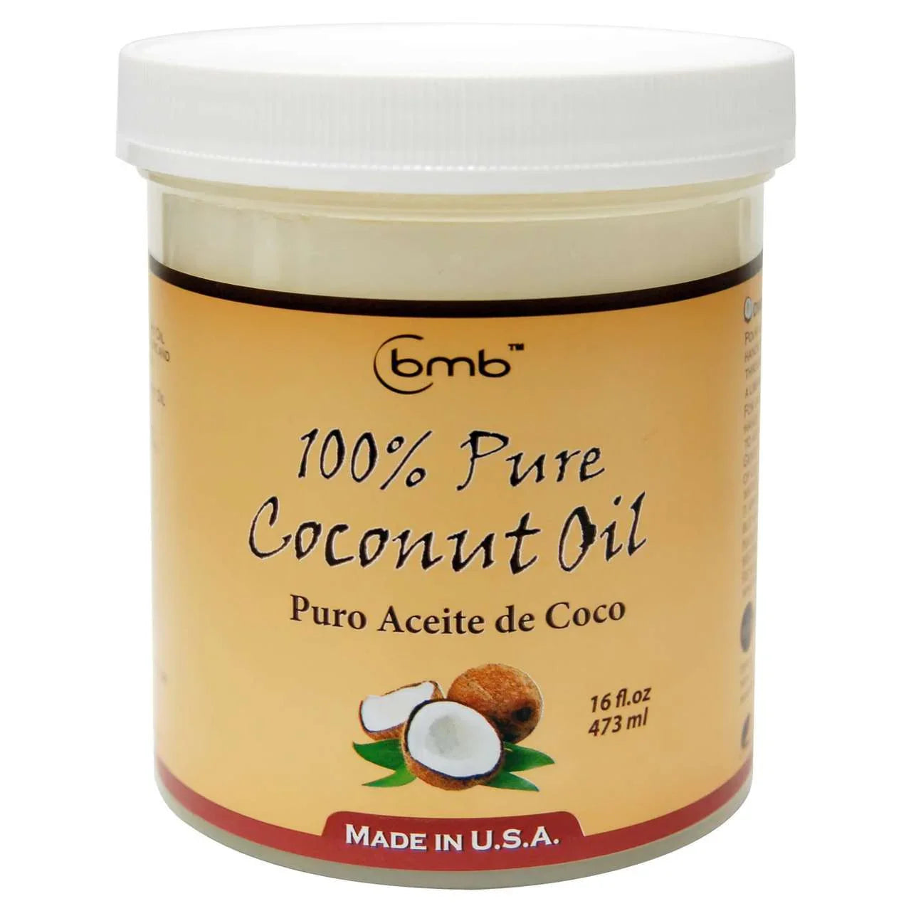 Bmb 100% Pure Coconut Oil 16 Oz by Blue Moon Beauty
