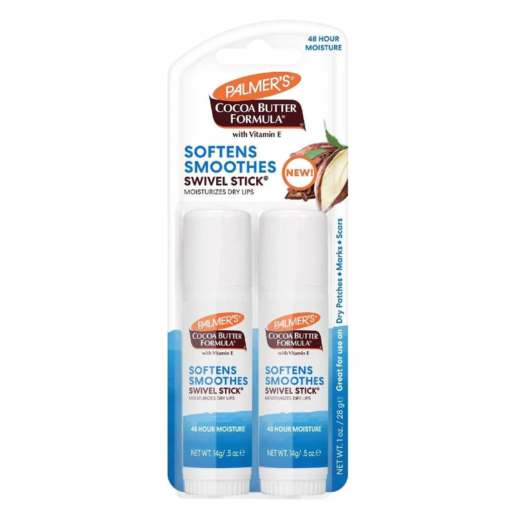 Palmers Palmers Cocoa Butter Swivel Stick Twin Pack 0.5 Oz by Palmers
