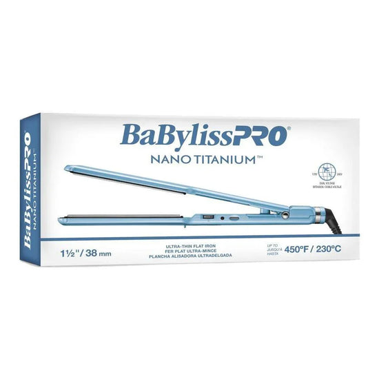 Babylisspro Nano Titanium Ultra-Thin Straightener 1 12 In by BaByliss