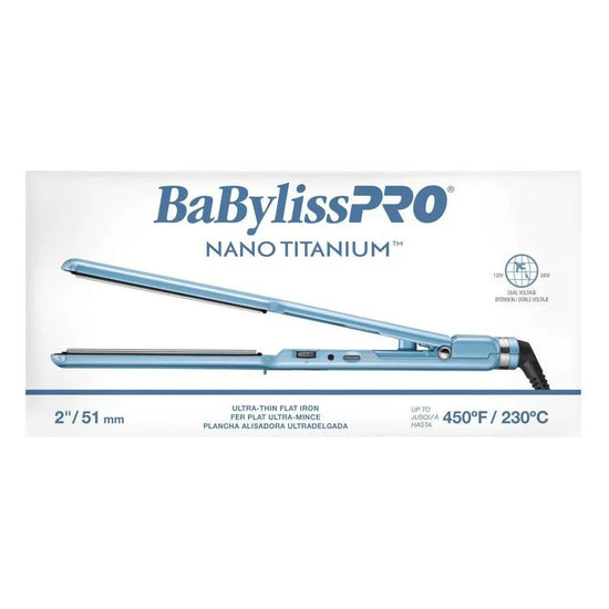 Babylisspro Nano Titanium Ultra-Thin Straightener 2 In by BaByliss
