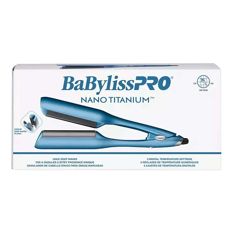 Babylisspro Nano Titanium Compact Ionic Deep Waver by BabylissPro