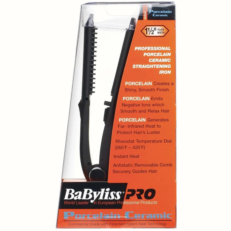 Babylisspro Porcelain Ceramic Straightening Iron by BaByliss