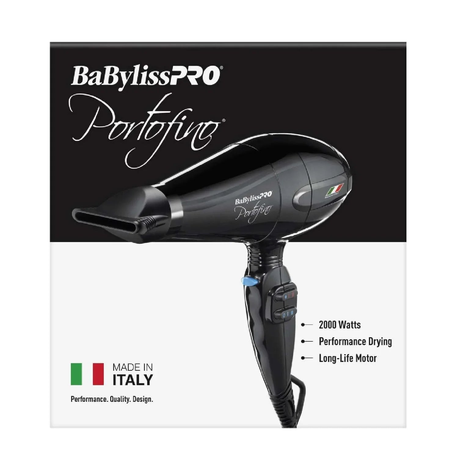 Babylisspro Nano Titanium Portofino Full-Size Dryer 2000W by BaByliss
