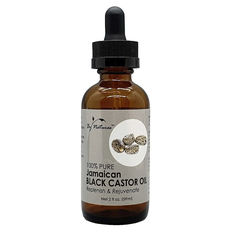 By Natures 100% Pure Jamaican Black Castor Oil 2.0 Fl Oz by BY NATURES