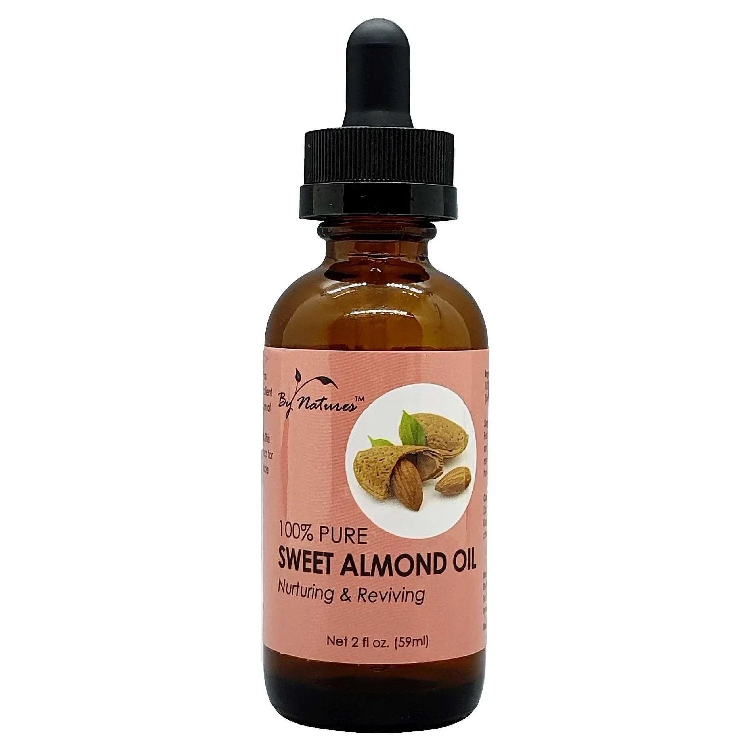 By Natures 100% Pure Sweet Almond Oil 2 Oz by BY NATURES