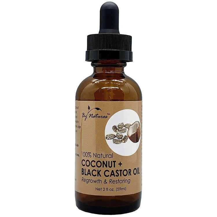 By Nature 100% Natural Coconut Black Castor Oil by By Natures