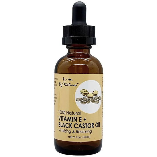 By Nature 100 Percent Natural Vitamin E Black Castor Oil