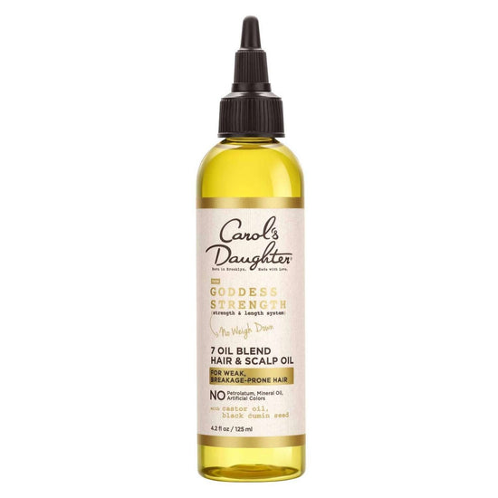 Carols Daughter Goddess Strength oil blend bottle with dropper cap, 4.2 fl oz